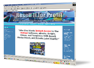 GoTo ResellItForProfit.Com Website